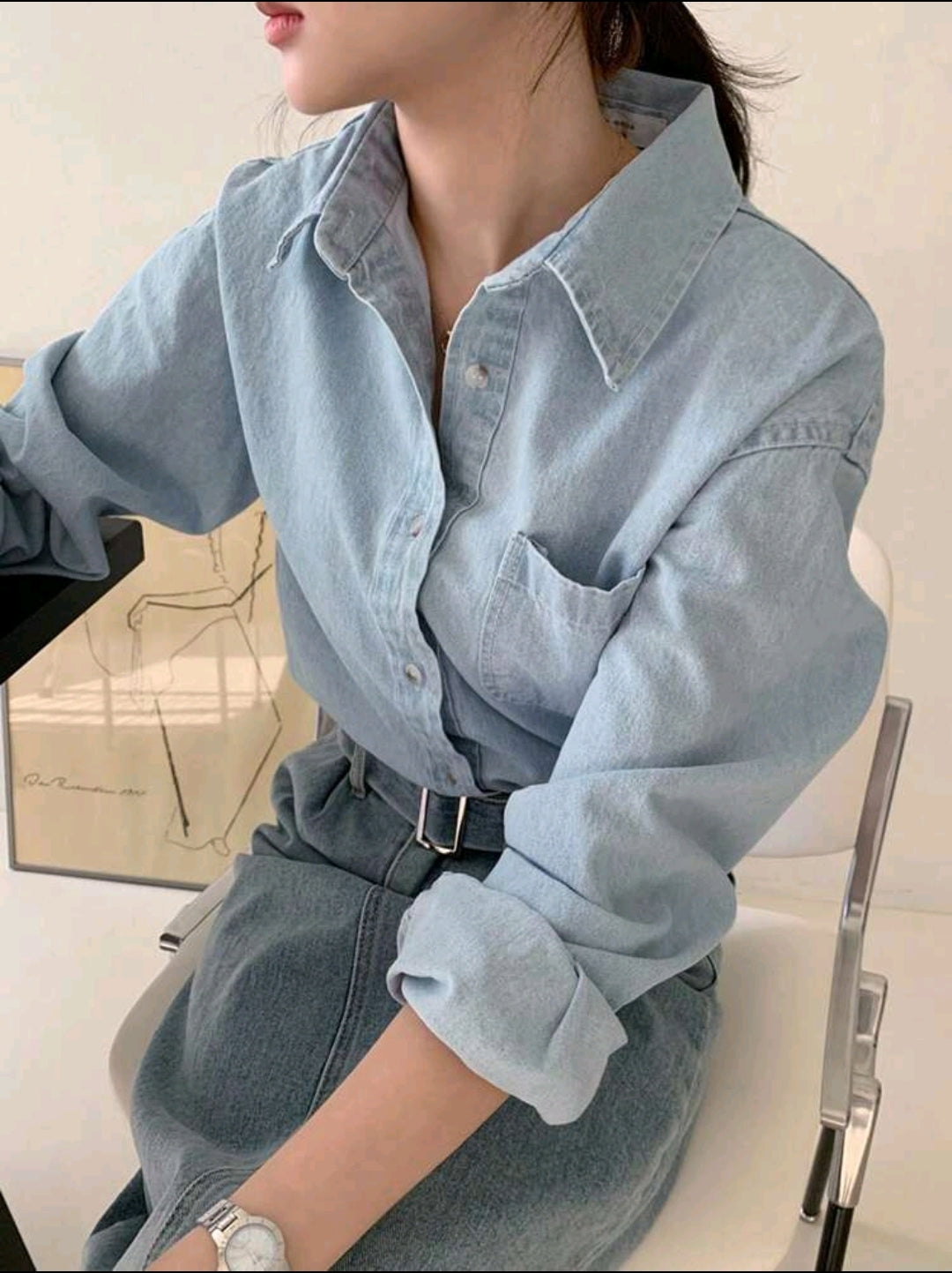 Camisa de Jeans 13500-E28