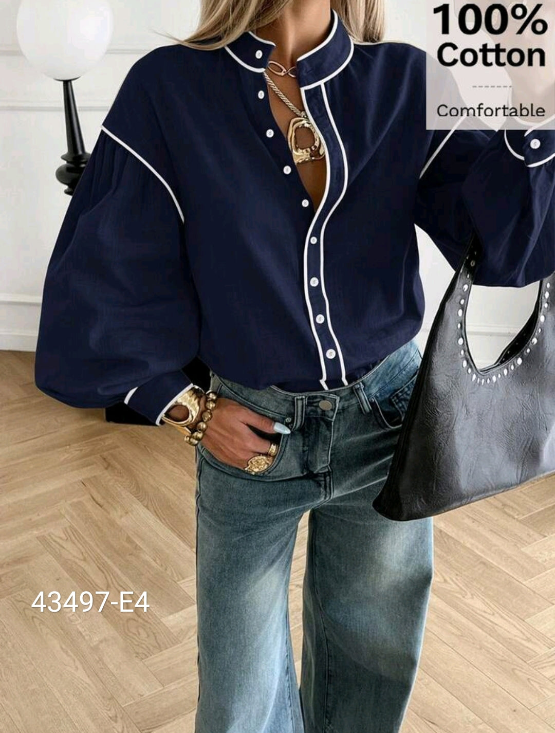 Camisa de Algodón 43497-E4