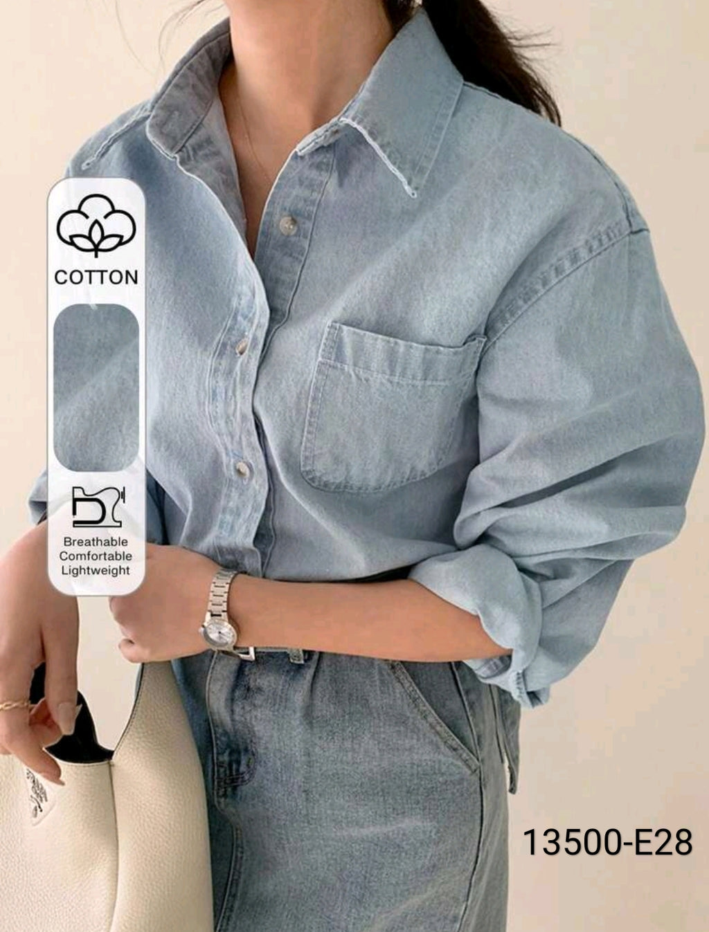 Camisa de Jeans 13500-E28